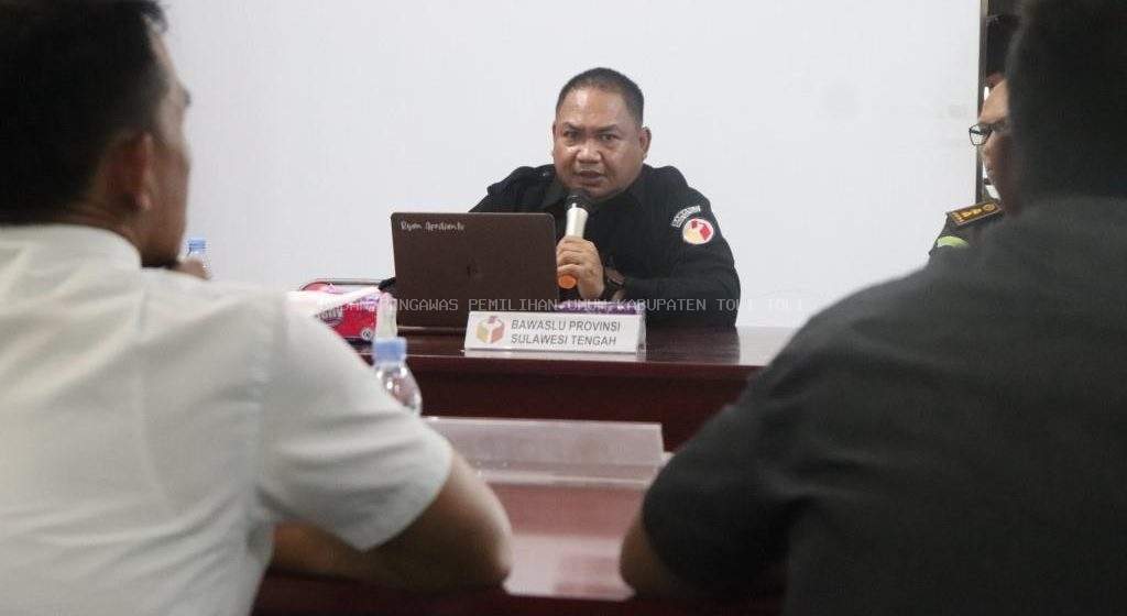 Supervisi Ke Tolitoli, Tim Sentra Gakkumdu Sulteng Sampaikan Perlunya Upaya Kerja Sama Mencegah Pelanggaran