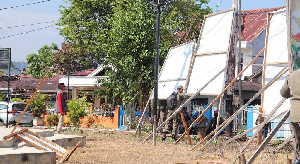 Bawaslu Tolitoli Mulai Pengawasan Penertiban Alat Peraga Peserta Pemilu