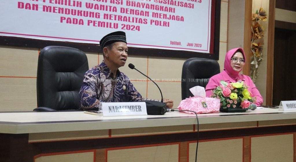 Bawaslu Tolitoli Ajak Bhayangkari Ikut Awasi Netralitas Polri