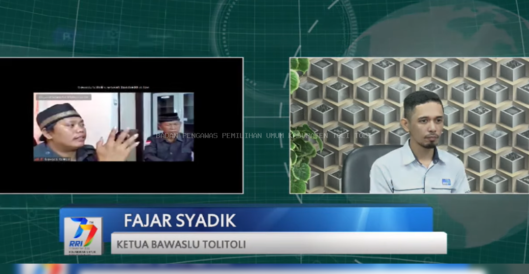 Bawaslu Tolitoli Ingatkan Setiap Bakal Calon Anggota Legislatif Memahami Aturan Sebelum Pendaftaran Dimulai