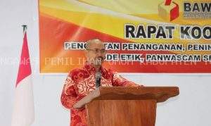 Hadiri Rakor, Jamrin Harap Peran Aktif Panwascam Awasi Pemilihan