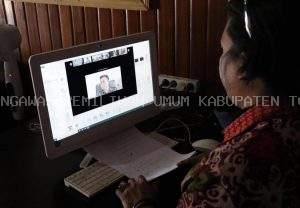 WFH, Bawaslu Tolitoli Laporkan Kegiatan Pengawasan Secara Daring