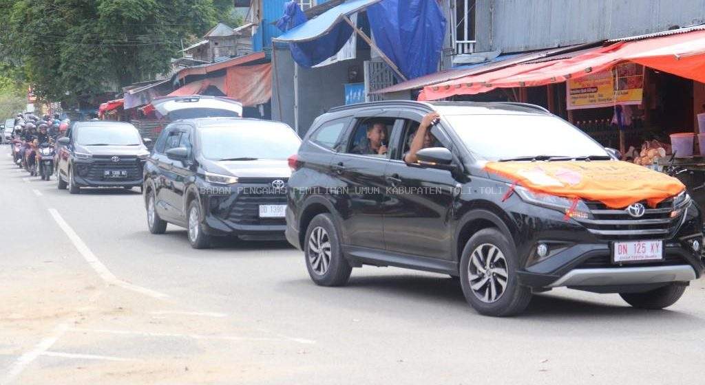 Mulai Patroli, Bawaslu Tolitoli Kenalkan Posko Kawal Hak Pilih Ke Masyarakat
