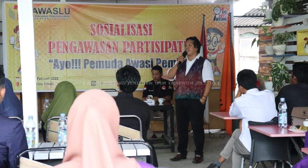 Bawaslu Tolitoli Ajak Pemuda dan Insan Pers Berpartisipasi dalam Pengawasan Pemilu 2024