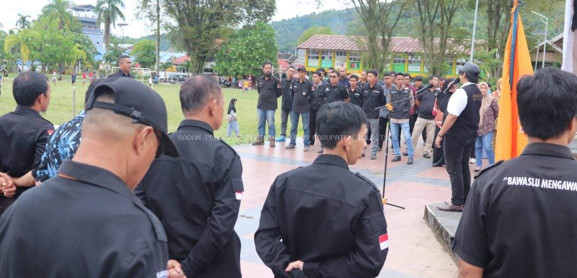 Satu Tahun Menuju Pemilu 2024, Bawaslu Tolitoli Gelar Apel Siaga Pengawasan