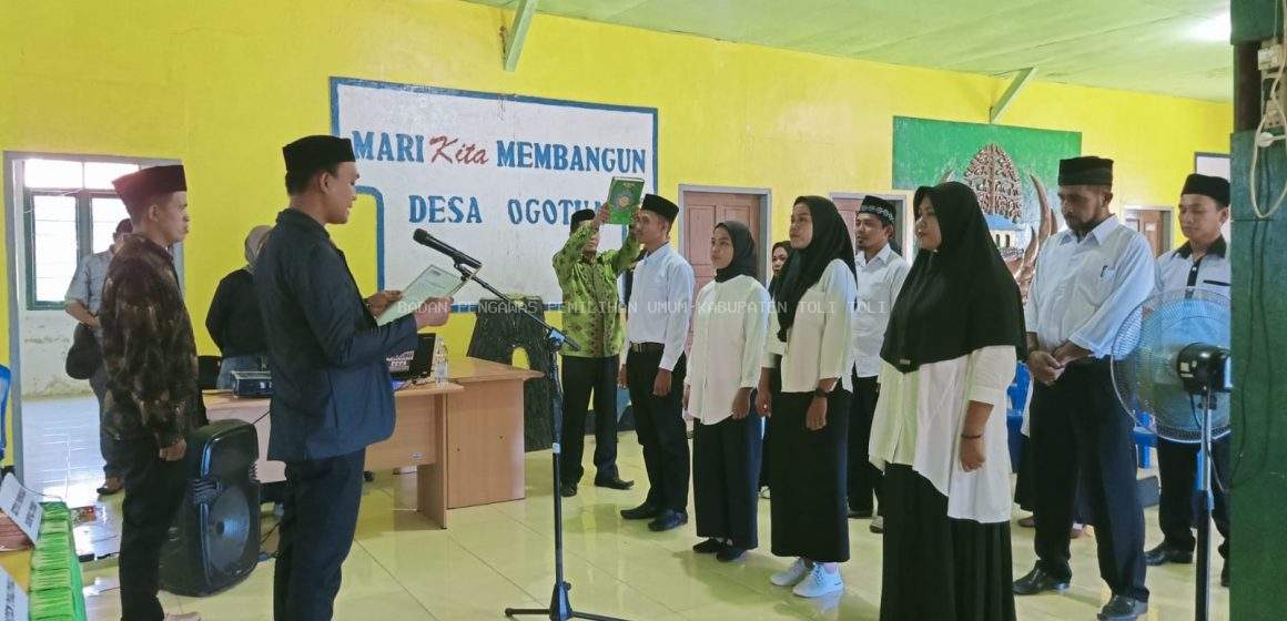 Hari Pertama, 72 PKD di Tolitoli Resmi Dilantik