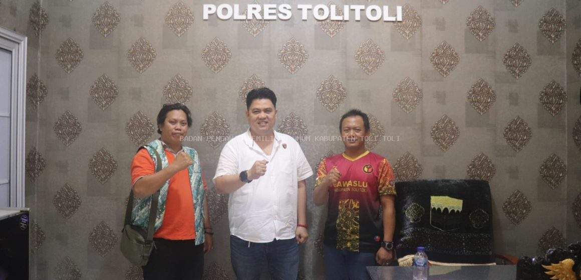 Tingkatkan Sinergitas Antar Lembaga, Bawaslu Audiensi ke Polres Tolitoli