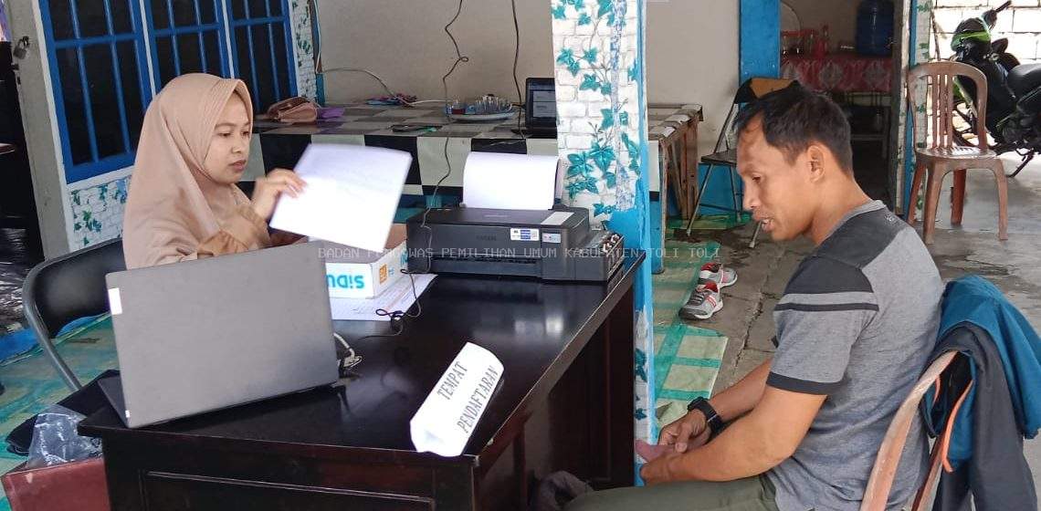 Panwaslu Kecamatan Se-Kabupaten Tolitoli Mulai Proses Perekrutan 109 Panwaslu Kelurahan/Desa