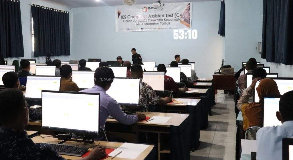 162 Peserta Ikuti Tes Tertulis Calon Anggota Panwaslu Kecamatan di Tolitoli