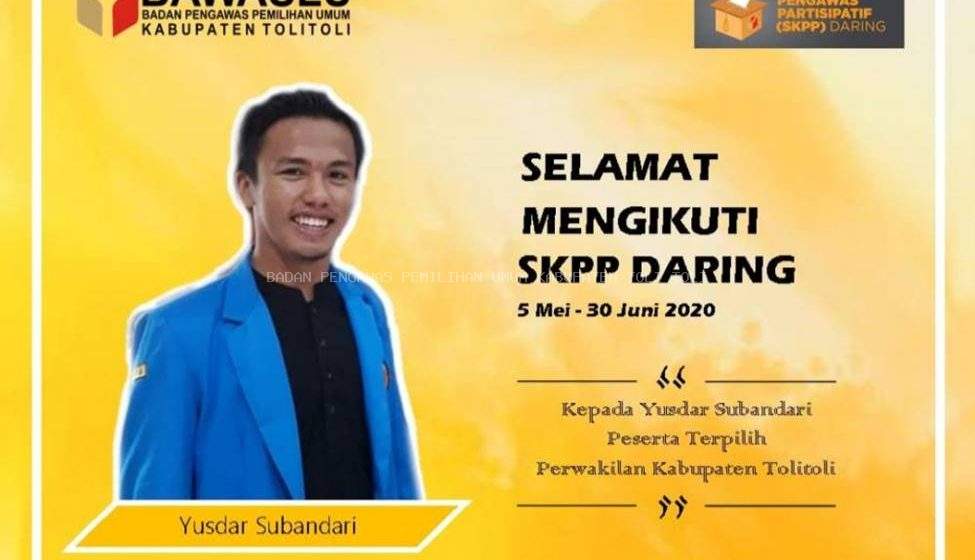 Jalani SKPP Daring, Kader Tolitoli Harap Jadi Penggerak Pengawasan Partisipatif