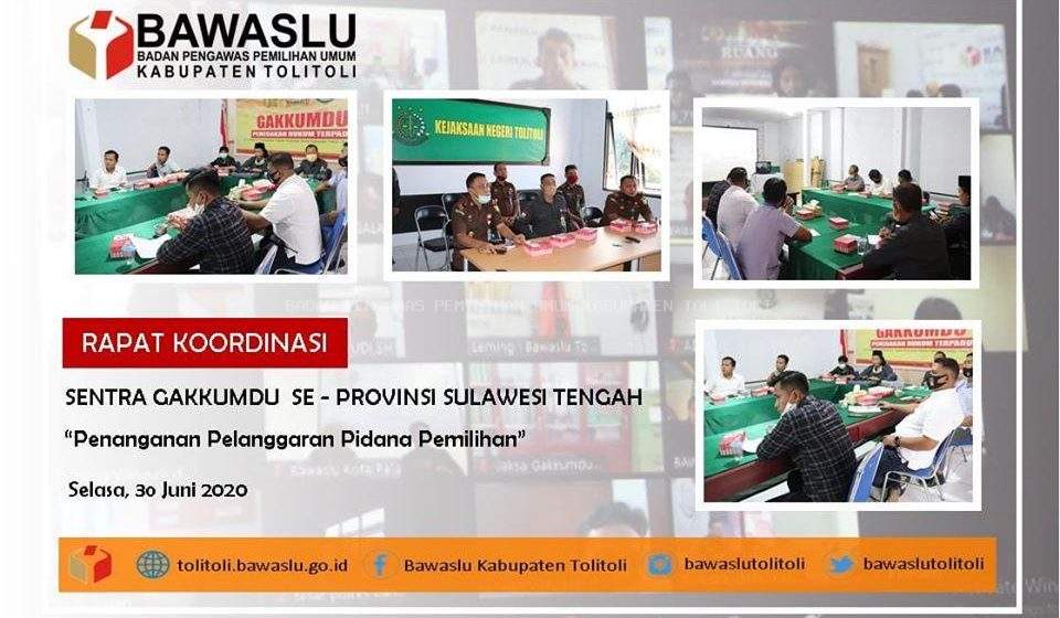 Tim Sentra Gakkumdu Bangun Sinergitas Pasca Dilanjutkannya Tahapan Pemilihan