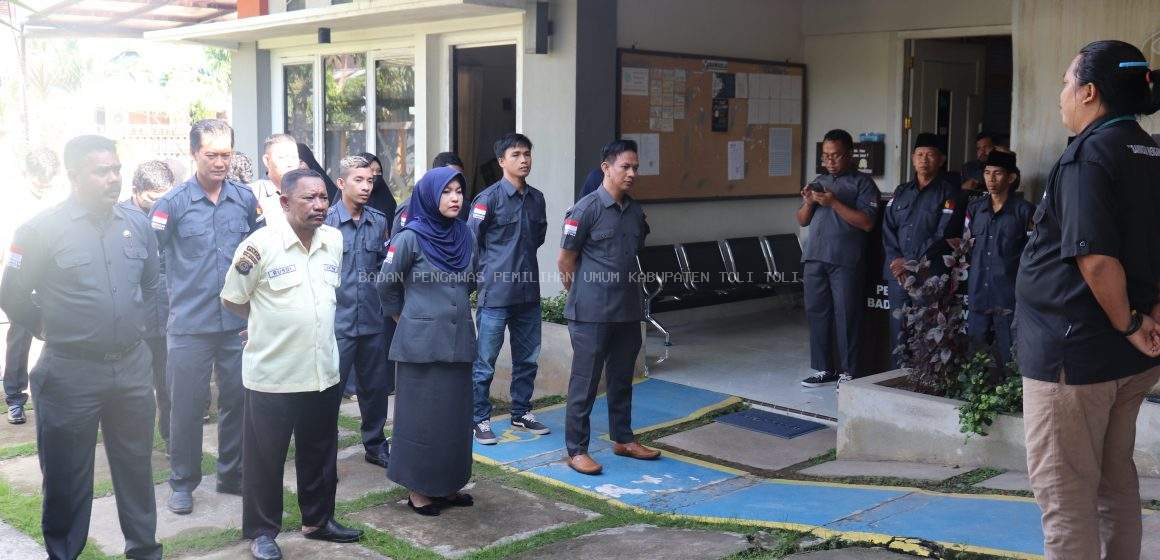 Apel Siaga dan Zikir Bersama, Menjadi Simbol Dimulainya Pengawasan Tahapan Pemilu 2024 bagi Bawaslu Kabupaten Tolitoli