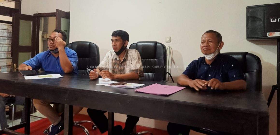 Bawaslu Tolitoli Lakukan Persiapan Penyusunan SOP Administrasi Pemerintahan