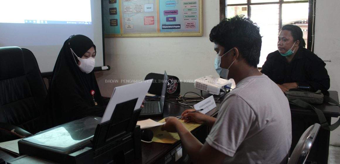 BAWASLU TOLITOLI GELAR SIMULASI PENANGANAN PELANGGARAN PEMILU