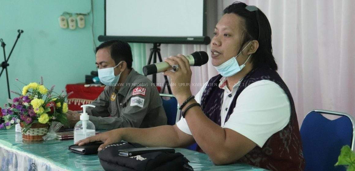 TINGKATKAN PARTISIPASI PEMILIH, BAWASLU TOLITOLI SASAR SEGMEN PEMILIH PEMULA