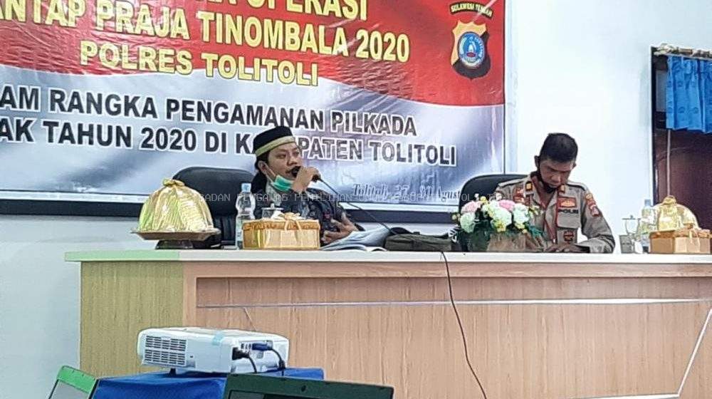 Hadiri Forum Polres Tolitoli, Fajar Sampaikan Penanganan Dugaan Pelanggaran Tindak Pidana Pilkada