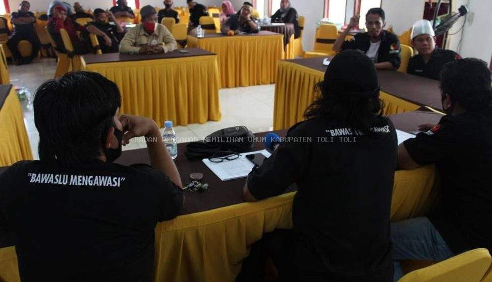 Hadapi Tahapan Kampanye, Bawaslu Tolitoli Siapkan Panwascam Dalam Penanganan Sengketa