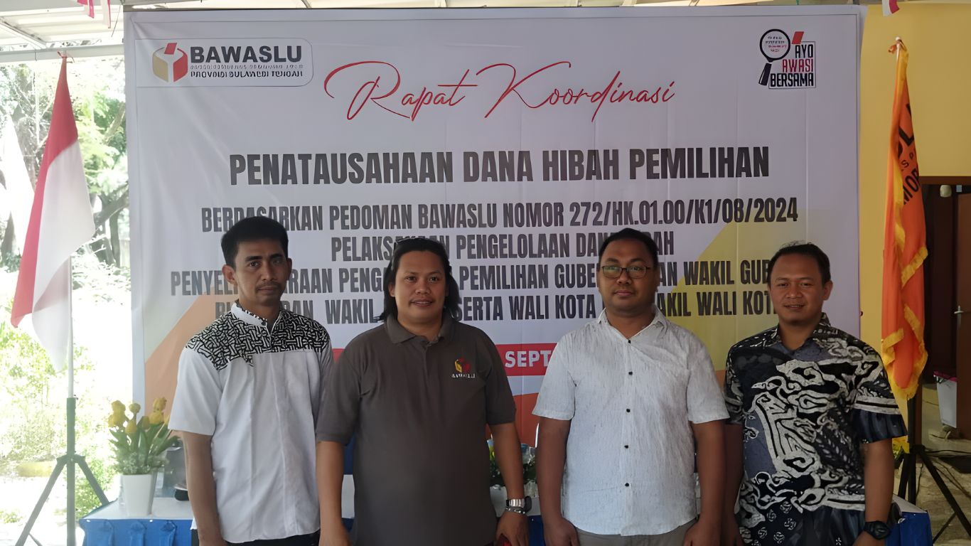 Rapat Koordinasi Penatausahaan Dana Hibah Pilkada 2024