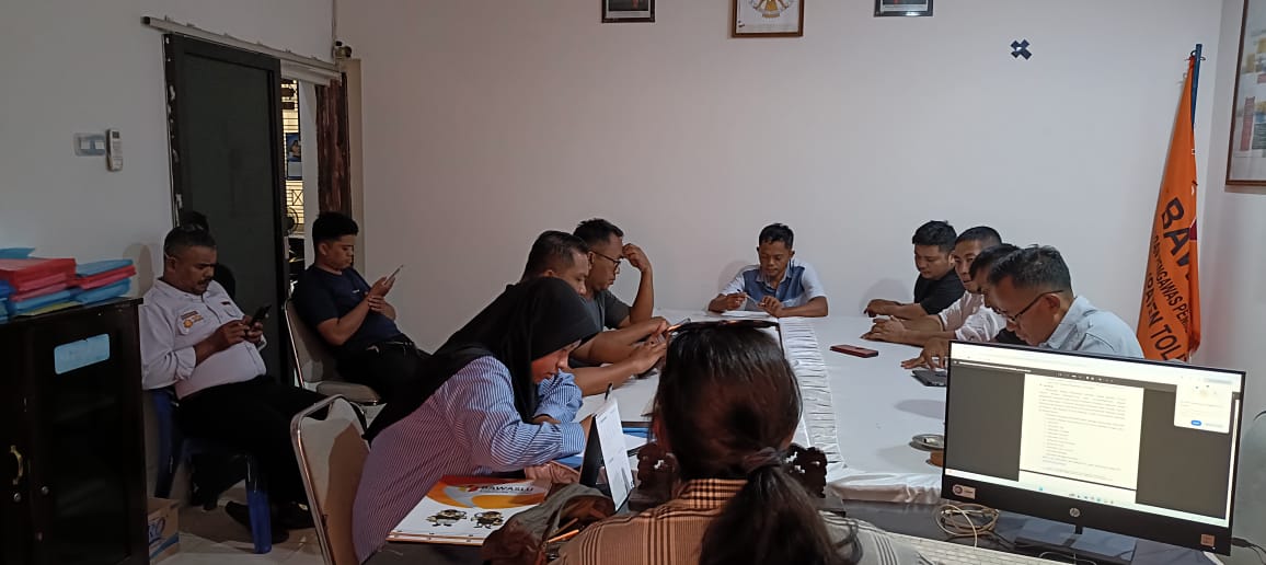 Bawaslu Tolitoli Gelar Rapat Terkait Persiapan Pendidikan Pengawasan Partisipatif