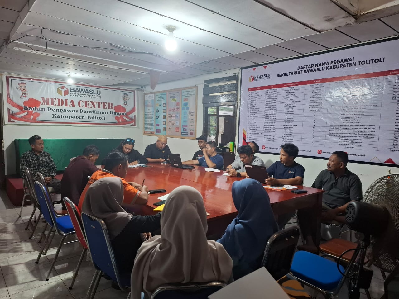 Bawaslu Tolitoli adakan rapat terkait Uji Petik PDPB