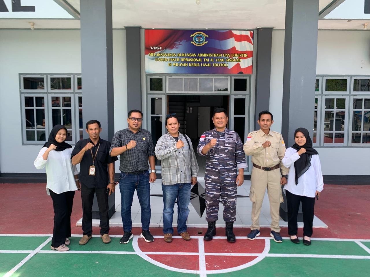 Pimpinan Bersilaturahmi dengan Komandan Pangkalan TNI Angkatan Laut (Danlanal)
