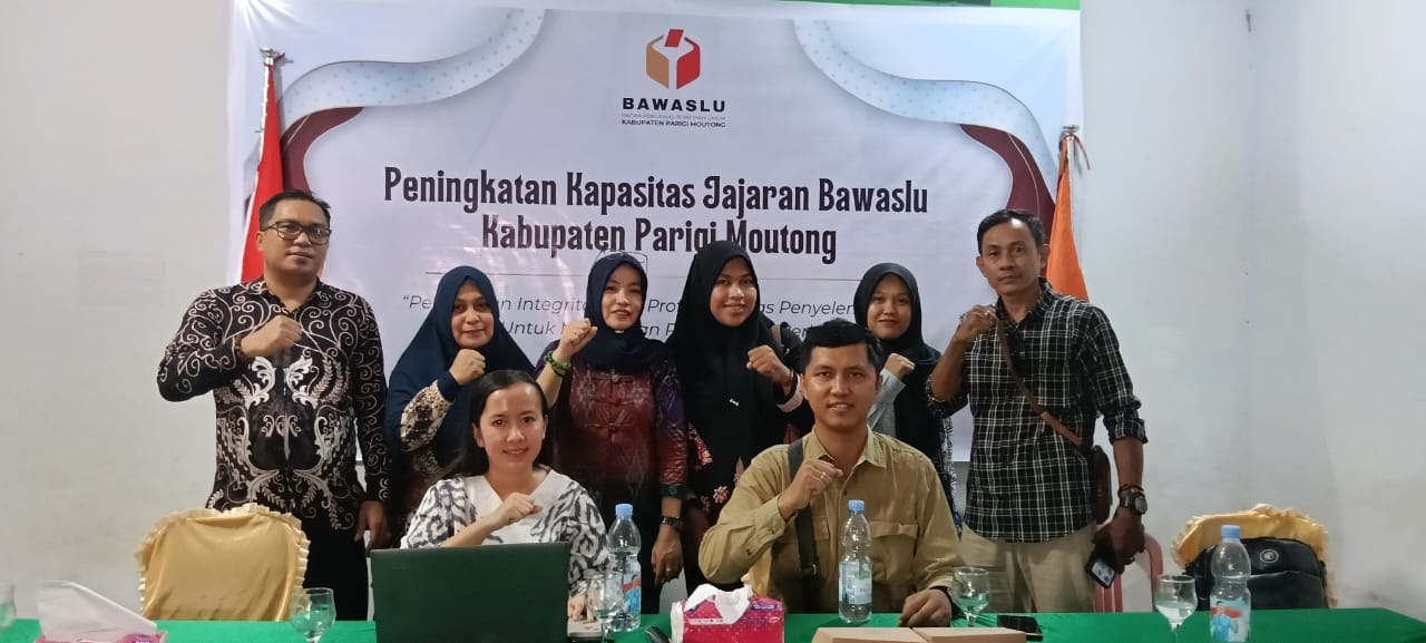 Bawaslu Tolitoli Hadiri Kegiatan di Bawaslu Kabupaten Parigi Moutong