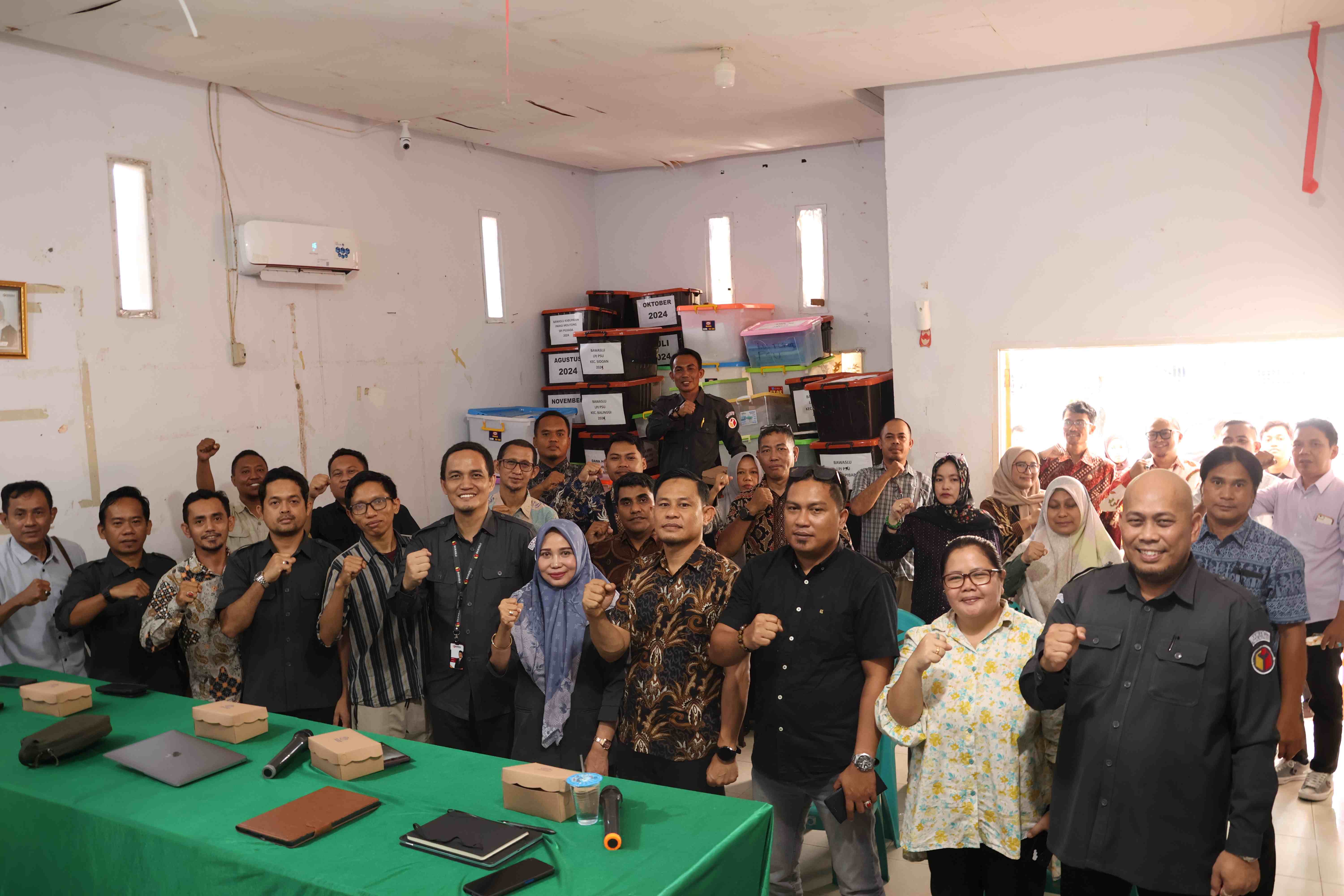 Bawaslu KabupatenTolitoli Ikuti Giat di Bawaslu Parigi Moutong