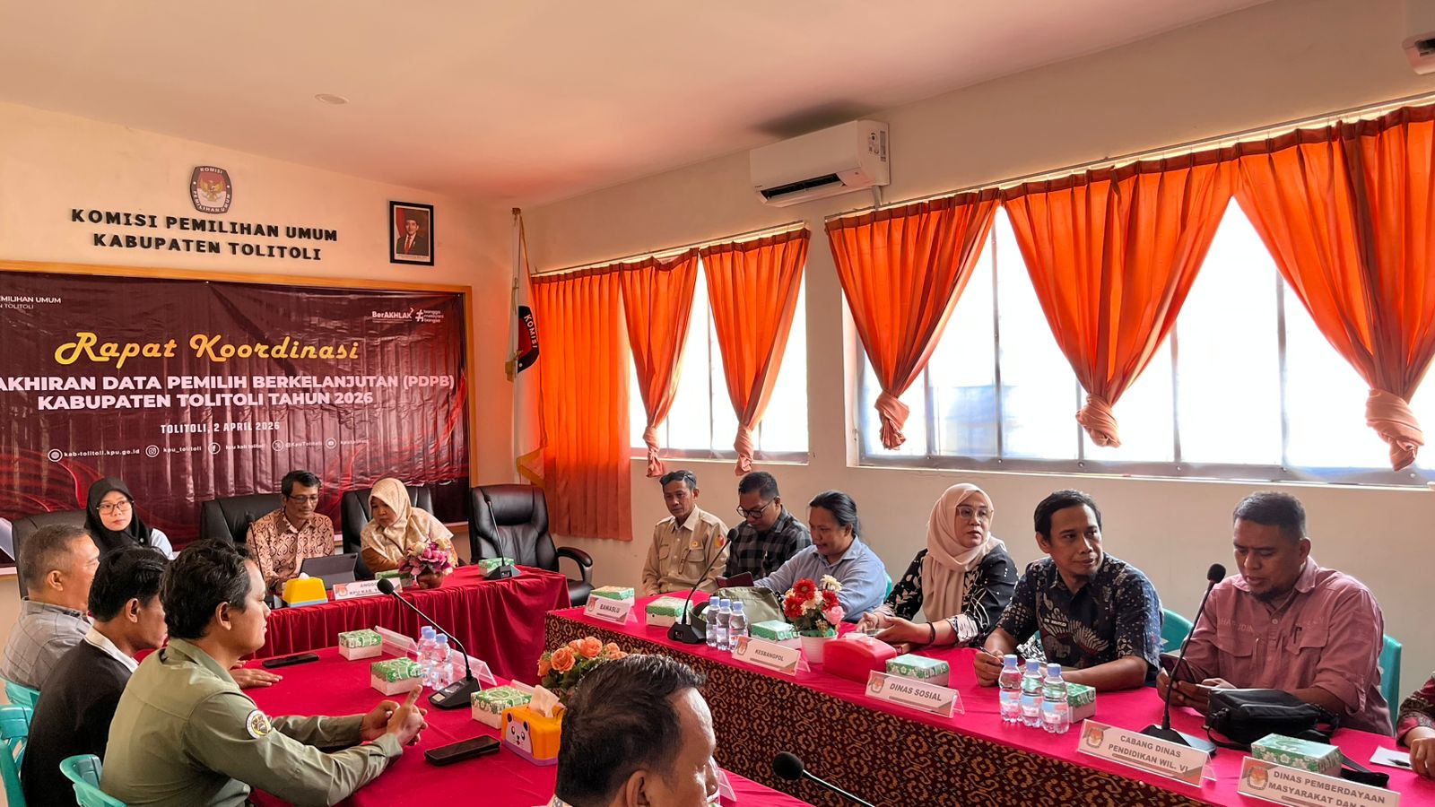 Bawaslu Tolitoli Dalam Rapat Pleno PDPB TW I