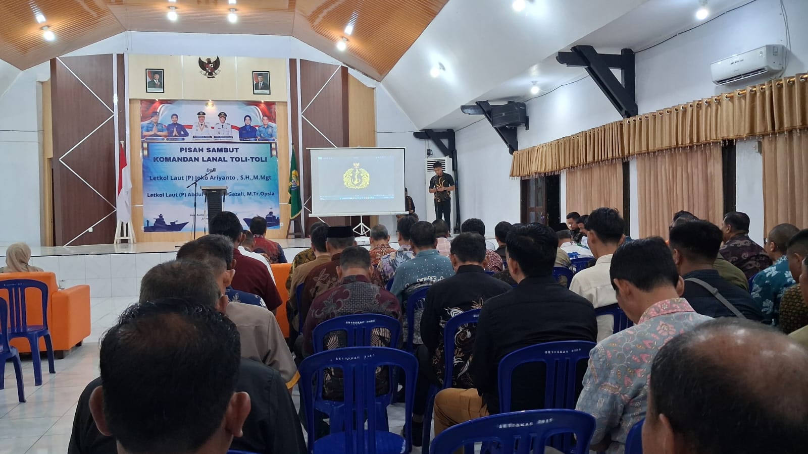 Bawaslu Tolitoli Hadir Dalam Pisah Sambut Danlanal Tolitoli
