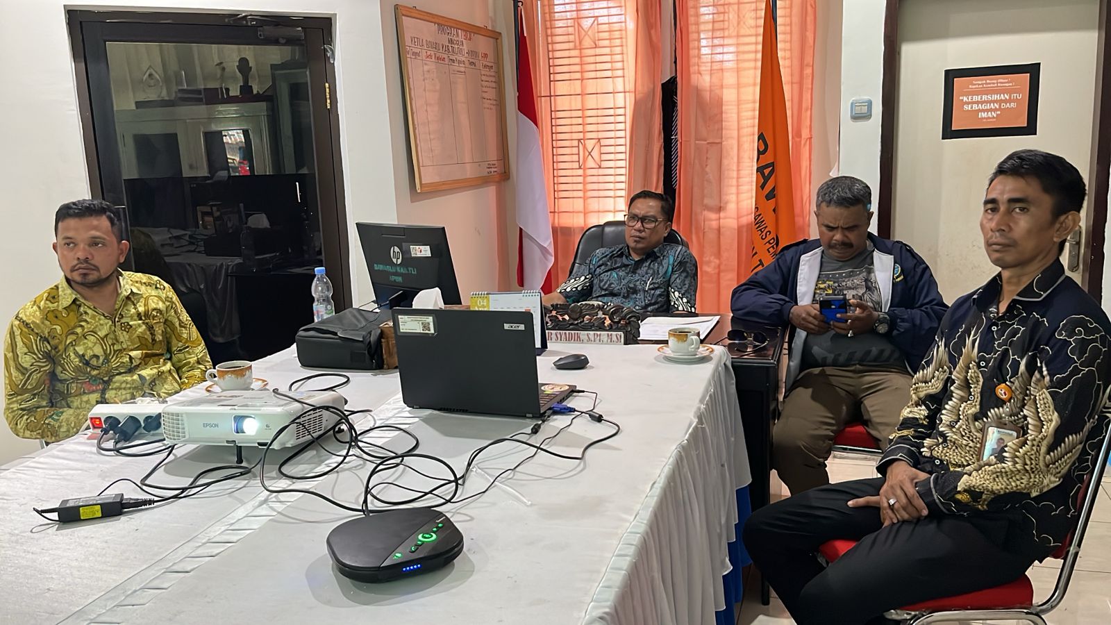 Bawaslu Tolitoli Ikuti Rapat Via Zoom