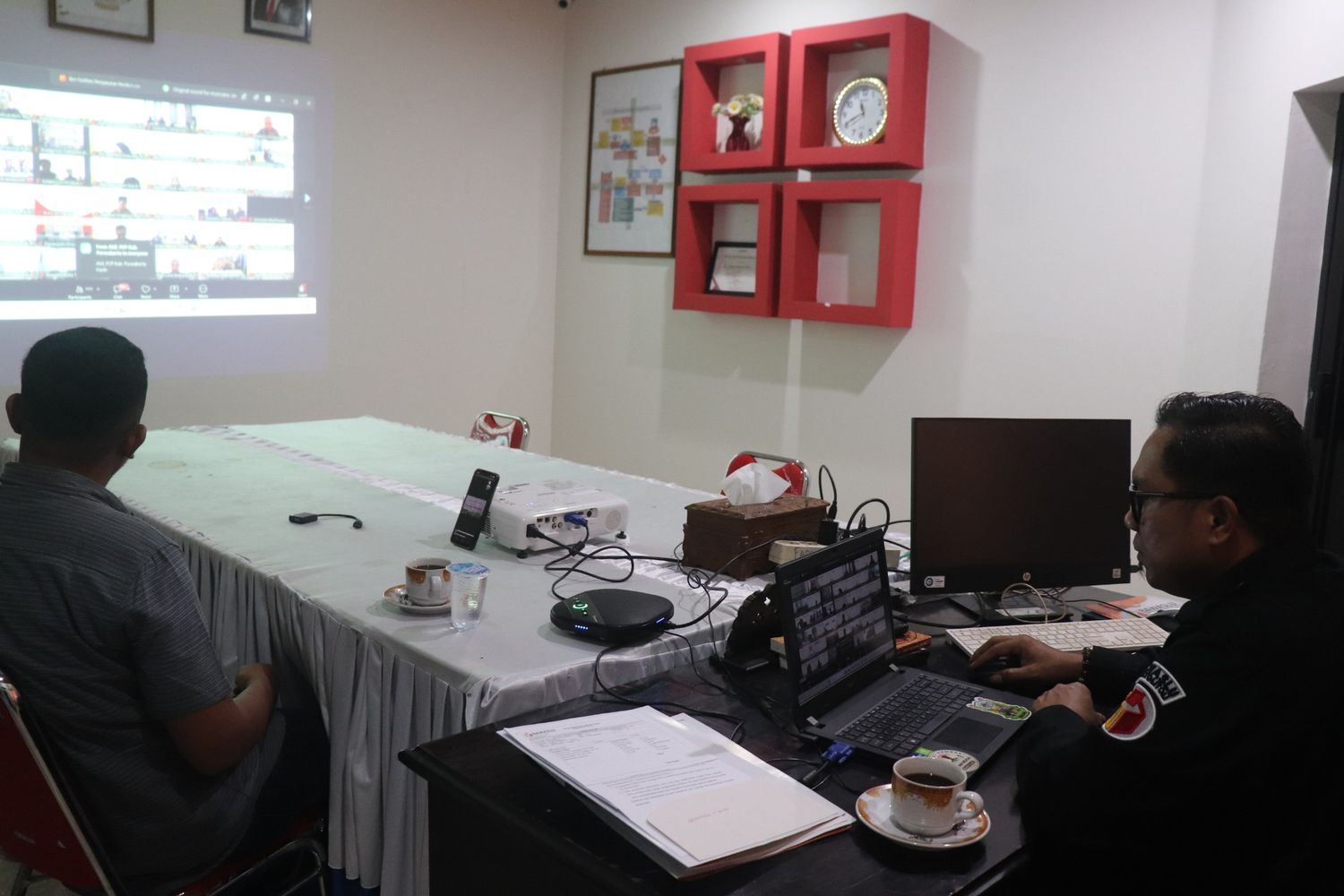 Bawaslu Tolitoli Ikuti Kick Off P2P Via Zoom
