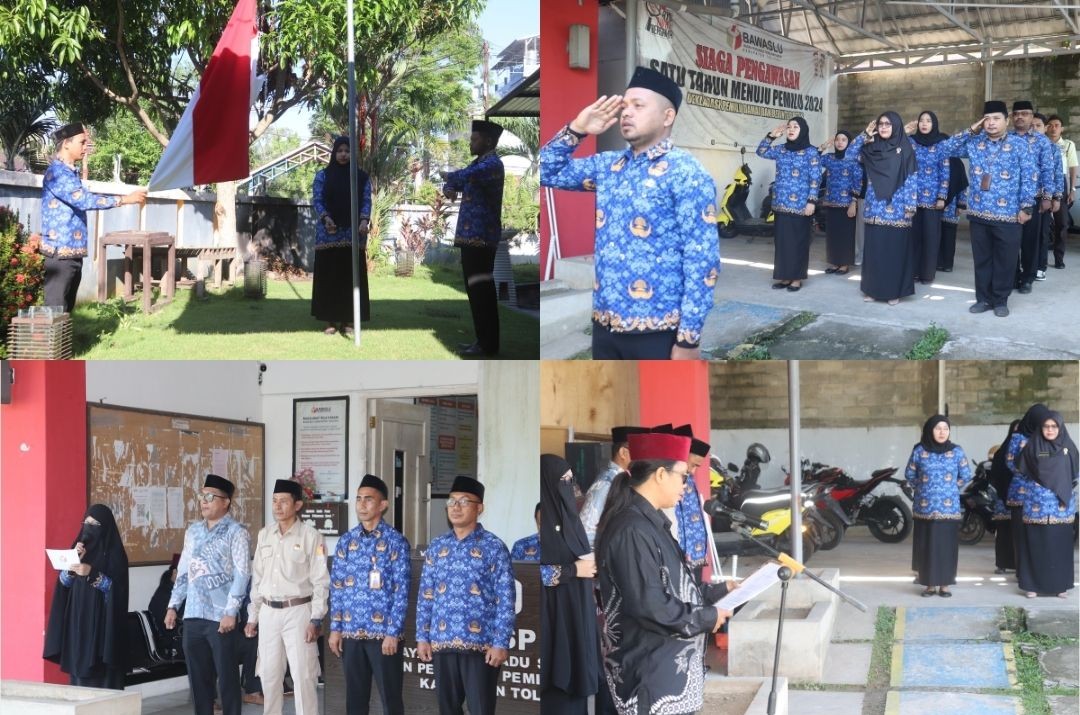 Bawaslu Kabupaten Tolitoli Melaksanakan Upacara Memperingati Hari Lahir Pancasila