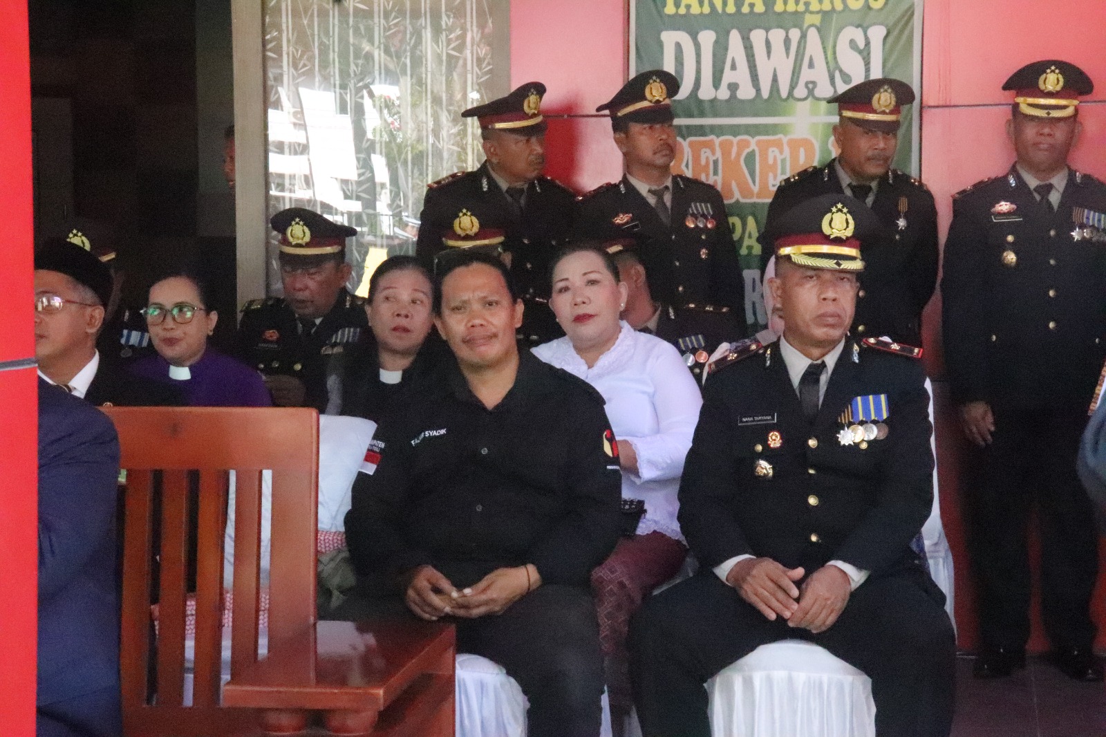 Ketua Bawaslu Kabupaten Tolitoli menghadiri undangan Upacara Hari Bhayangkara ke-80