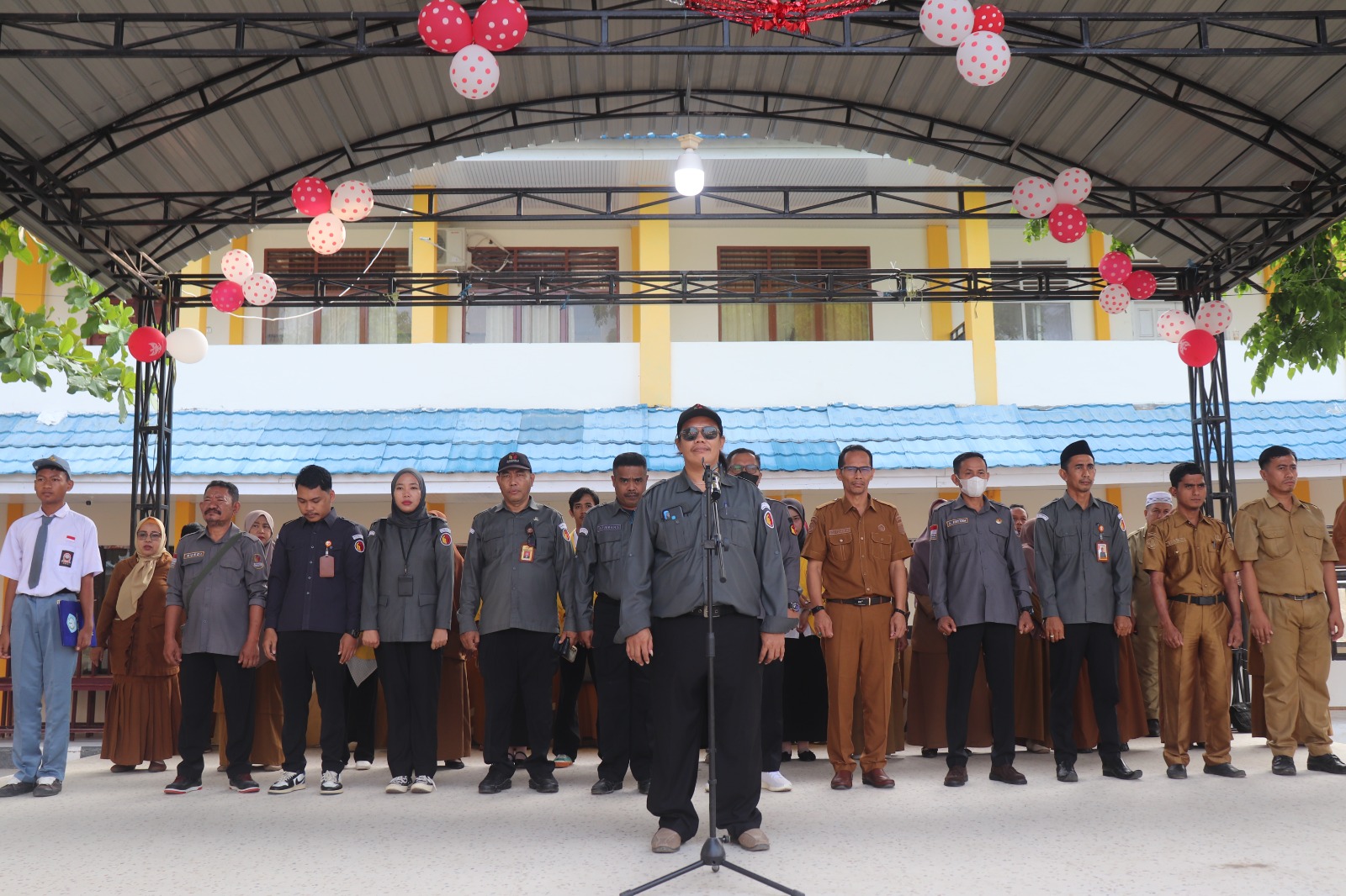 Bawaslu Tolitoli megikuti apel pagi di SMKN 1 Tolitoli