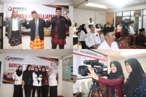 Bawaslu Tolitoli melakukan proses penggarapan vidio Bawaslu Membelajrkan Vol.II
