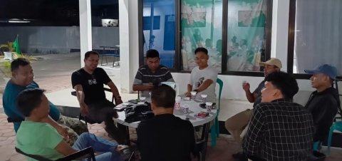 Kordiv HP2H dan P3S Bawaslu Tolitoli melakukan konsolidasi bersama kader HMI