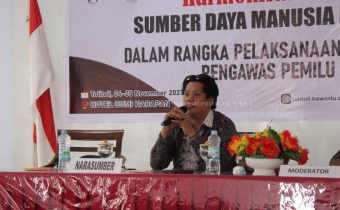 Panwaslu Kecamatan Diminta Waspadai Informasi Palsu yang Bisa Mengganggu Tugas Pengawasan