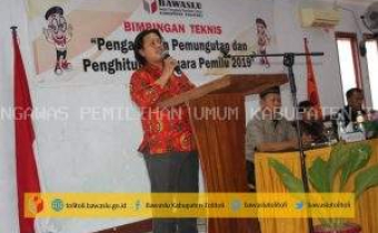 Ketua Bawaslu Tolitoli Ajak Jajaran Pengawas Pemilu Siaga Jelang Tungsura