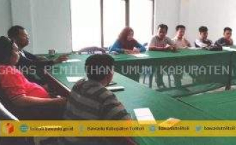 Persiapan PSU, Bawaslu Tolitoli Gelar Rapat Koordinasi