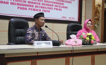 Bawaslu Tolitoli Ajak Bhayangkari Ikut Awasi Netralitas Polri