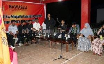 Masa Jabatan Berakhir, Bawaslu Kabupaten Tolitoli Gelar Pelepasan Panwaslu Kecamatan