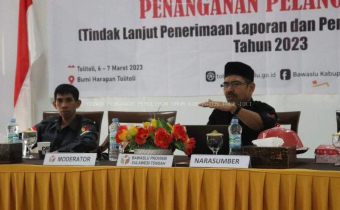 Jamrin Ingatkan Ketua Panwaslu Mampu Melakukan Kontrol dan Tata Kelola Lembaga