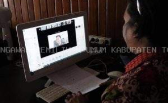 WFH, Bawaslu Tolitoli Laporkan Kegiatan Pengawasan Secara Daring