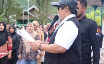 Semarak Satu Tahun Menuju Pemilu 2024, Bawaslu Tolitoli Deklarasi Pemilu Damai dan Berintegritas