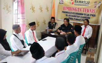 Dihadapan Panwaslu Kelurahan/Desa, Fajar: Perlu Langkah Strategis dalam Pengawasan Tahapan Pemilu