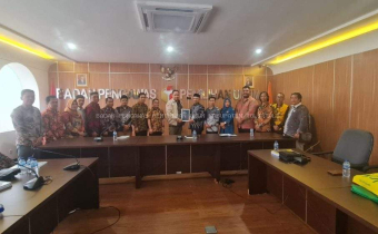 Sambangi Kantor Bawaslu RI, Fajar Serahkan Laporan Akhir SDMO