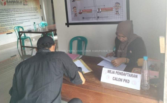 Sembilan Panwaslu Kecamatan Lakukan Perpanjangan Pendaftaran Panwaslu Kelurahan/Desa