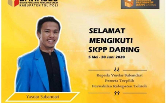 Jalani SKPP Daring, Kader Tolitoli Harap Jadi Penggerak Pengawasan Partisipatif