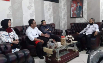 Ketua dan Sekretaris Bawaslu Tolitoli Koordinasi Bersama Ketua TAPD