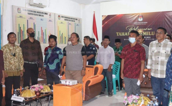 Pimpinan Bawaslu Tolitoli Hadiri Peluncuran Tahapan Pemilu 2024